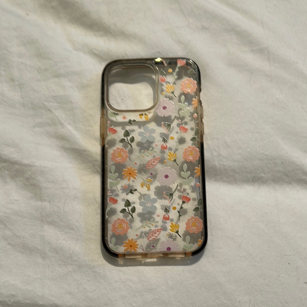 Floral Clear Phone Case Kaseme For IPhone 14 Pro Max